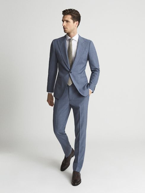 Bold Single Breasted Wool Blazer