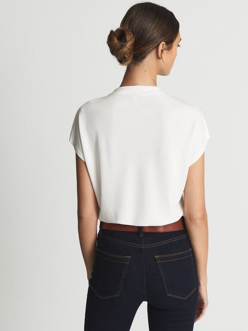 Poppy High Neck Jersey Top