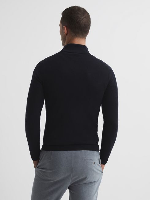 Blackhall Merino Wool Zip Neck Jumper