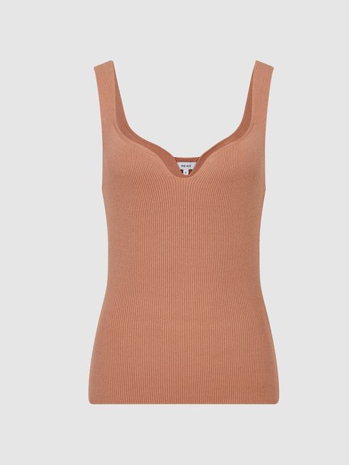 Daisy Sweetheart Neck Top