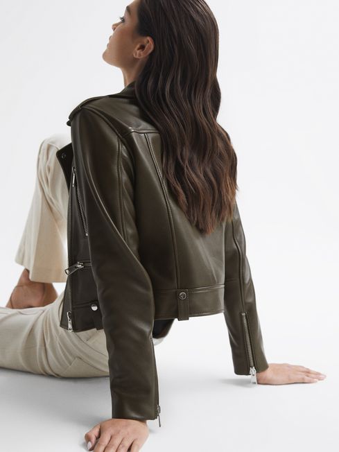 Santiago Leather Biker Jacket
