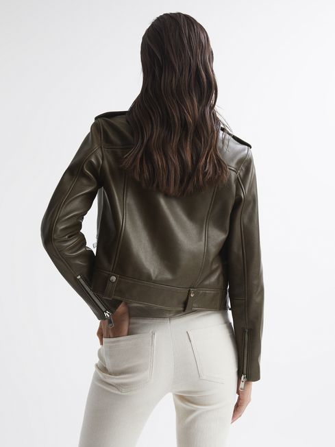 Santiago Leather Biker Jacket