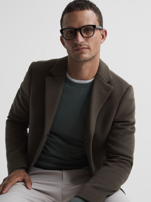 Gable Wool-blend Epsom OverCoat