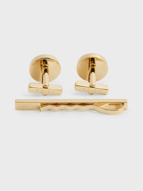 Ardley Cufflink And Tie Bar Set
