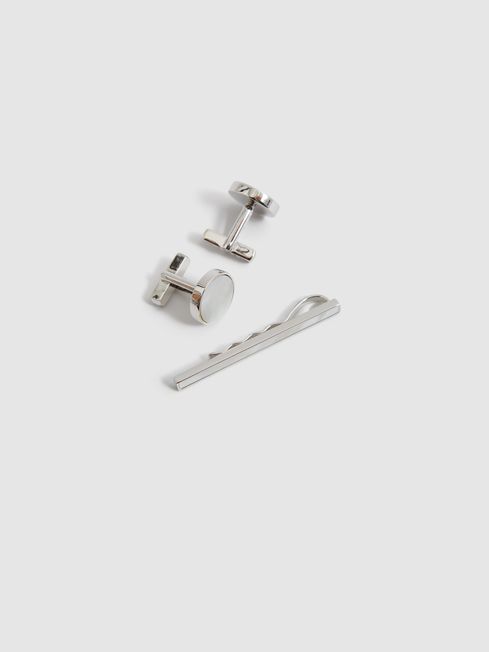 Ardley Cufflink And Tie Bar Set