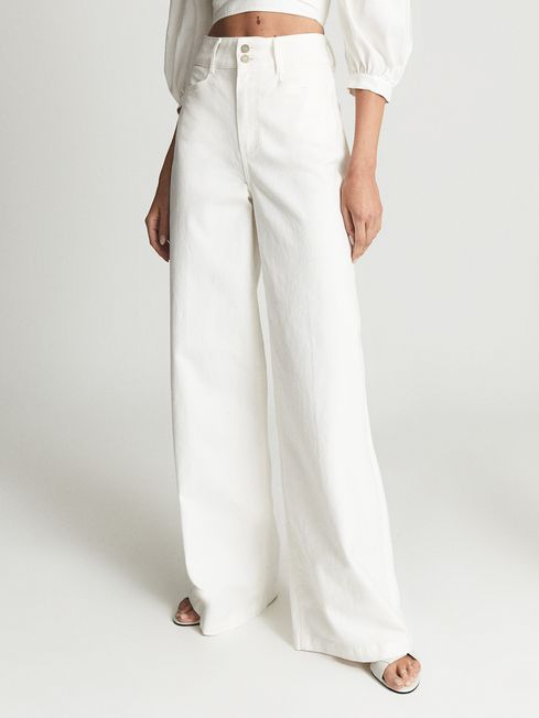 Harper Paige Wide Leg Jeans