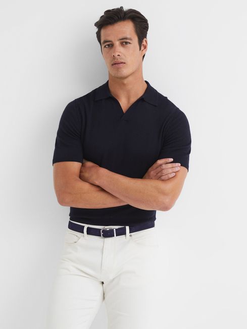 Aldwych Reversible Leather And Suede Belt
