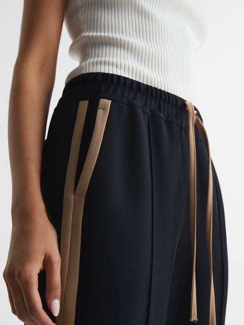 Frazer Wide Leg Side Stripe Trousers