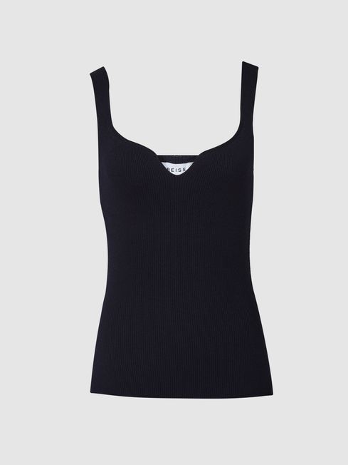 Daisy Sweetheart Neck Top