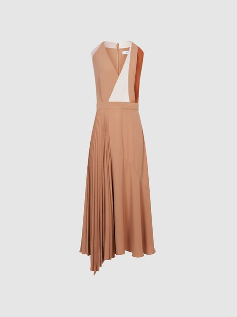 Anise Colourblock Midi Dress