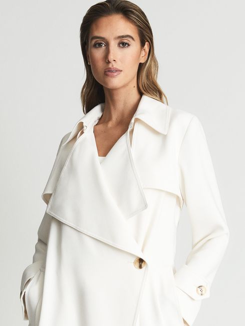 Victoria Fluid Trench Coat