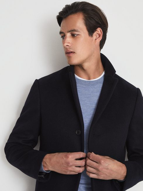 Gable Wool-blend Epsom OverCoat