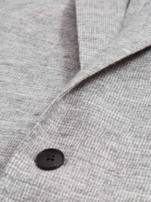 Bibbington Single Breasted Brushed Puppytooth Blazer