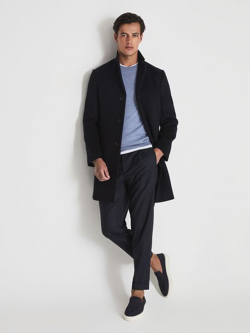 Gable Wool-blend Epsom OverCoat
