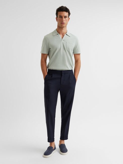 Owen Airtech Open Collar Polo T-Shirt