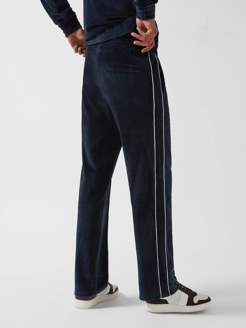 Charles - Che Velour Jogger With Piping