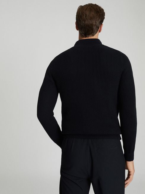 Trainer Hybrid Zip Through Quilted Jumper