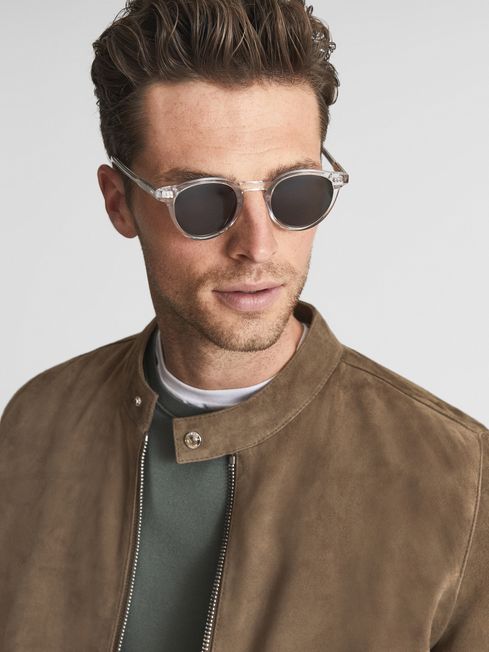 Garcia Zip Through Suede Jacket