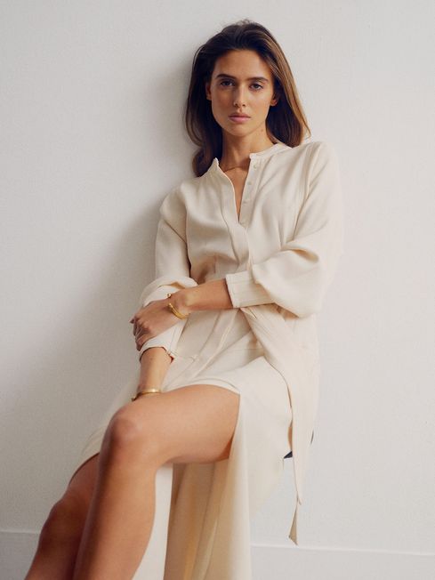 Darcy Belted Midi Shirt Dress