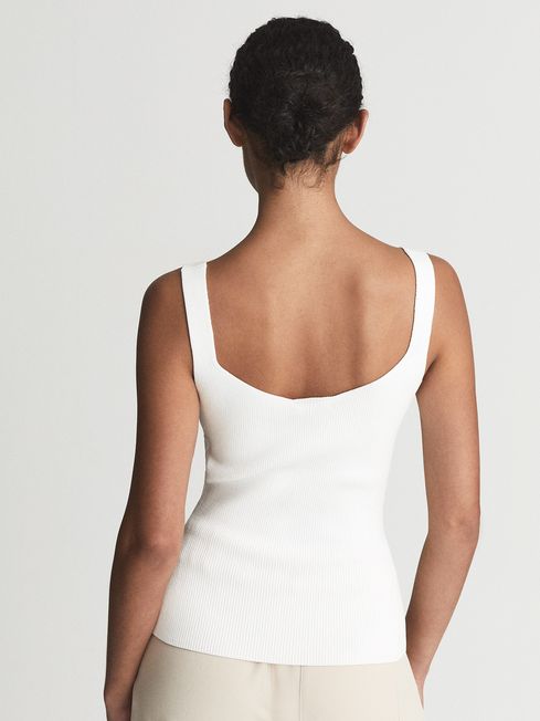 Daisy Sweetheart Neck Top