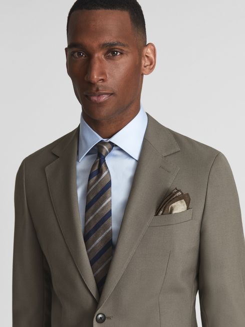 Fine Single Breasted Wool Blazer