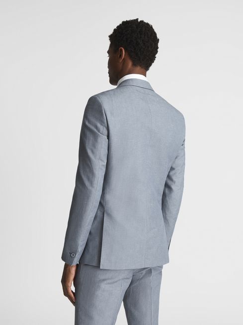 Tone Double Breasted Linen Blazer