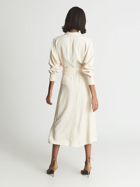 Darcy Belted Midi Shirt Dress