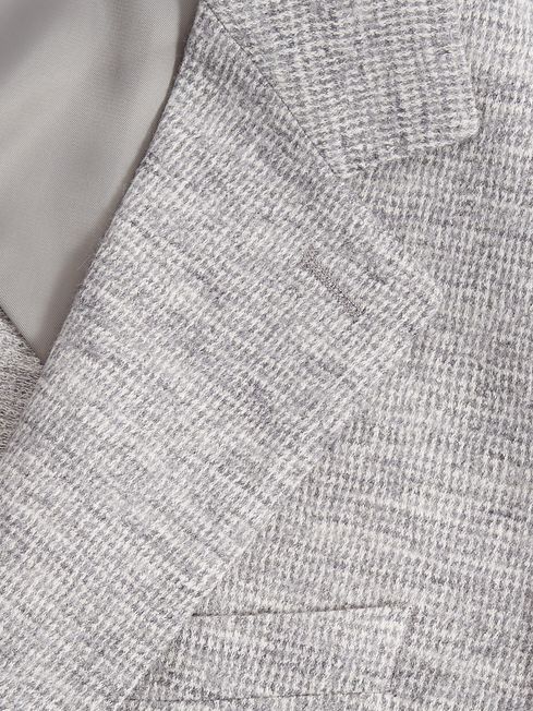 Bibbington Single Breasted Brushed Puppytooth Blazer