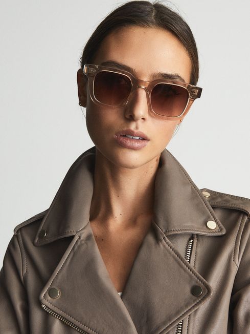 Gigi Leather Biker Jacket