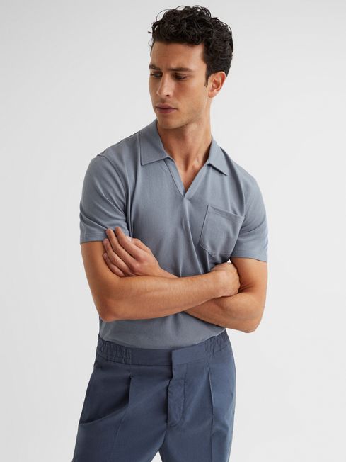 Owen Airtech Open Collar Polo T-Shirt