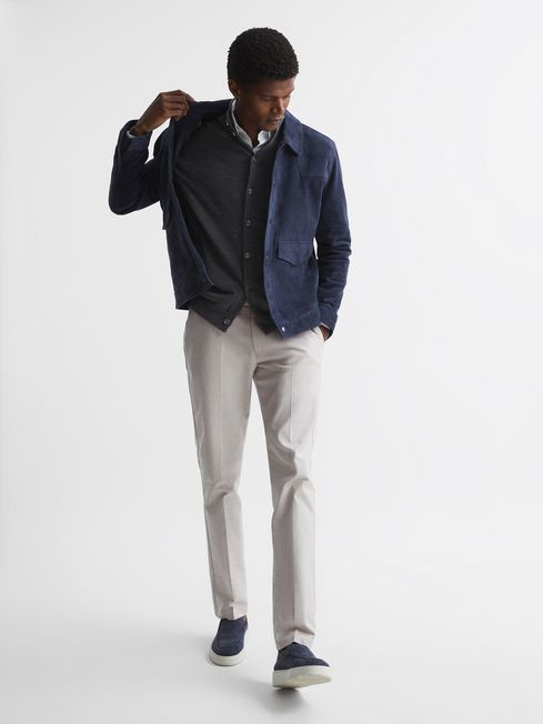 Harlow Merino Button Through Jumper