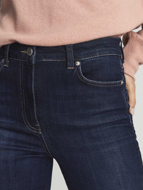 Beau High Rise Skinny Flared Jeans