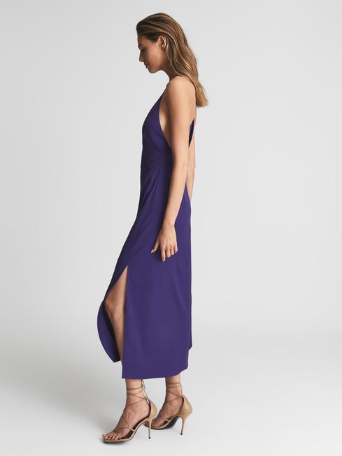 Ellis Plunge Bodycon Midi Dress