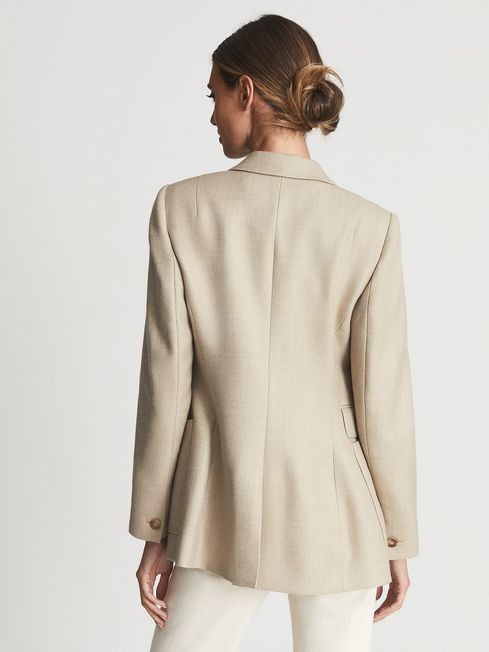 Larsson Double Breasted Twill Blazer