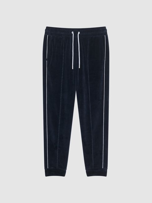 Jovis - Che Tapered Velour Drawstring Joggers