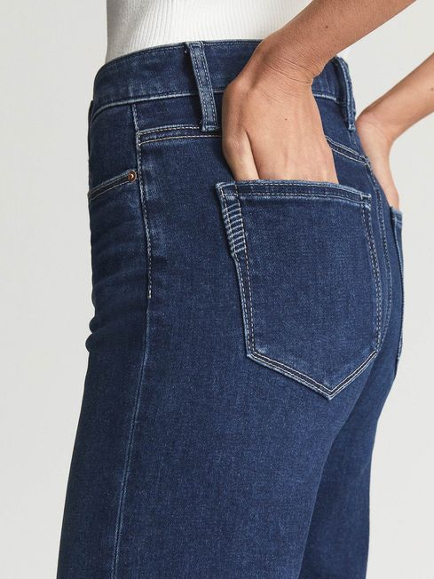 Leenah Paige High Rise Flared Jeans