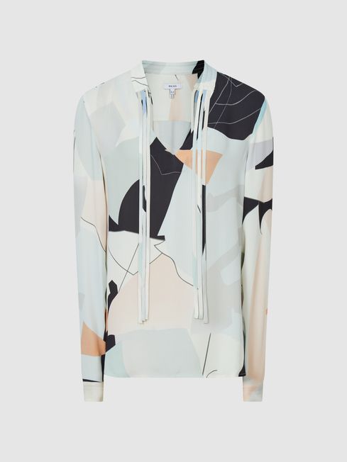 Rosie Abstract Print Blouse