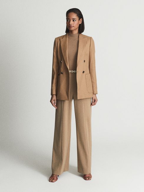 Larsson Double Breasted Twill Blazer