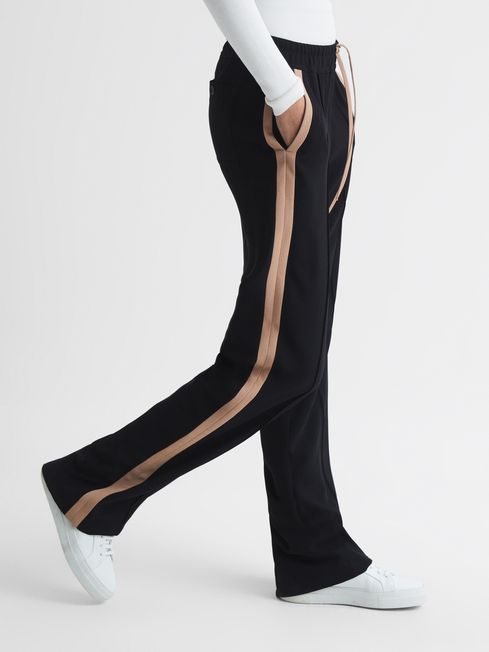 Frazer Wide Leg Side Stripe Trousers