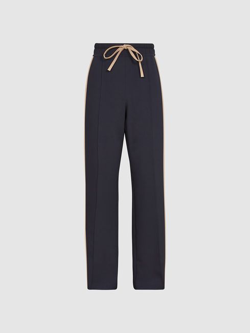Frazer Wide Leg Side Stripe Trousers