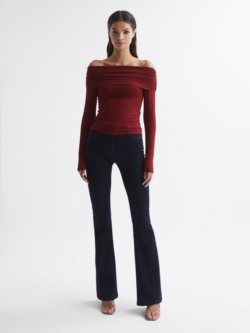 Hudson Off-Shoulder Long Sleeve Top