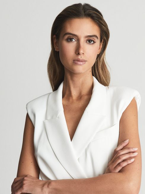 Cecile Tux Bodycon Midi Dress
