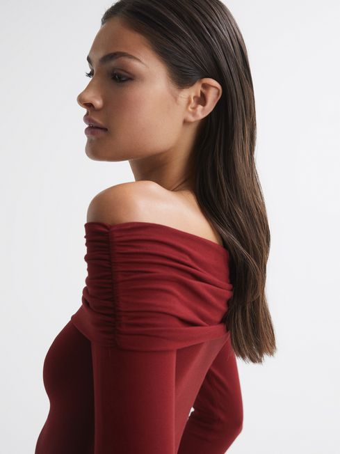 Hudson Off-Shoulder Long Sleeve Top