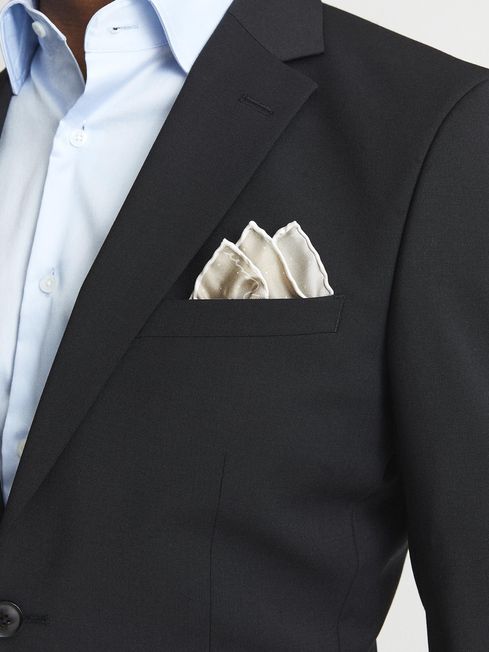 Liam Polka Dot Silk Pocket Square