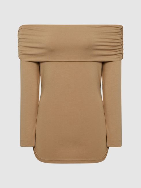 Hudson Off-Shoulder Long Sleeve Top