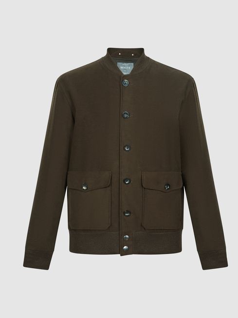 Moleskin Private White V.C. Bomber Jacket