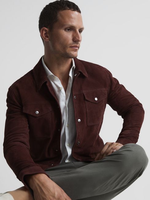 Jagger Suede Trucker Jacket