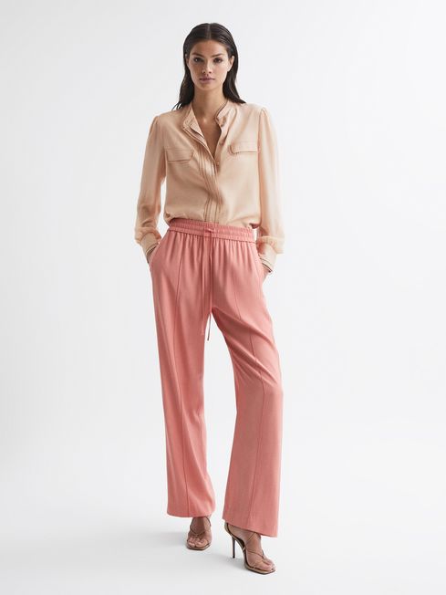 Felicia Ladder Trim Detail Blouse