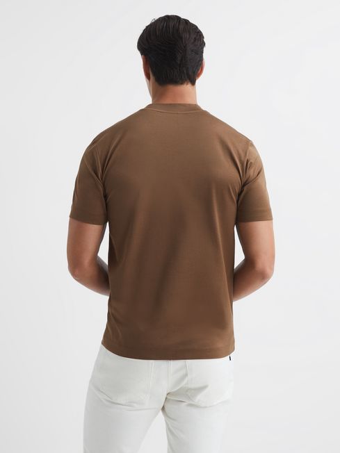Hunter Mercerised Cotton High Neck T-Shirt