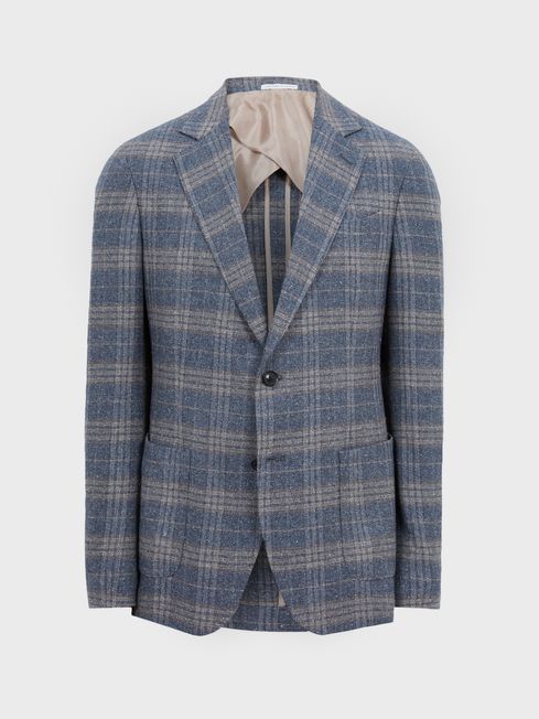 Bloomsbury Wool-Silk Blend Slim Fit Blazer